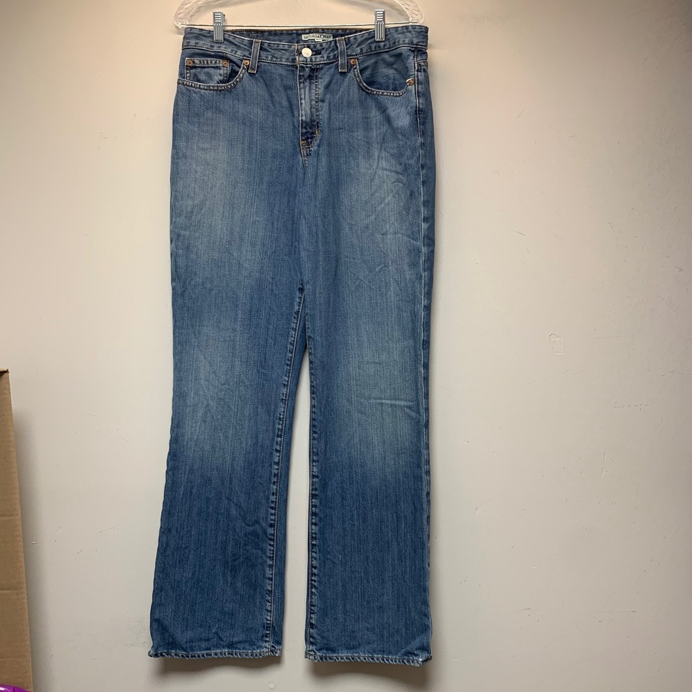 Polo Jeans Co Ralph Lauren Bootcut Jeans Womens 10 Blue Excellent Saturday RL67